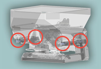 Weigh cell system